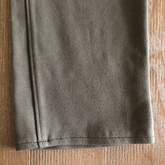 Calvin Klein Jeans Ponte Pants Womens 6 Skinny Leg Dark Green Stretchy Leggings - Picture 3 of 12